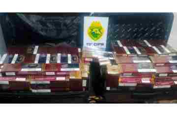 Laranjeiras – Rotam apreende 160 pacotes de cigarro em malas